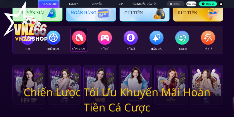 Khuyến Mãi Hoàn Trả VNZ6 - Ưu Đãi Hấp Dẫn Tăng Lợi Nhuận Cho Người Chơi 2 Chien Luoc Toi Uu Khuyen Mai Hoan Tien Ca Cuoc0