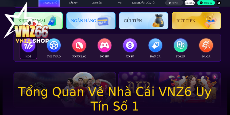 Tổng Quan Về Nhà Cái VNZ6 Uy Tín Số 1